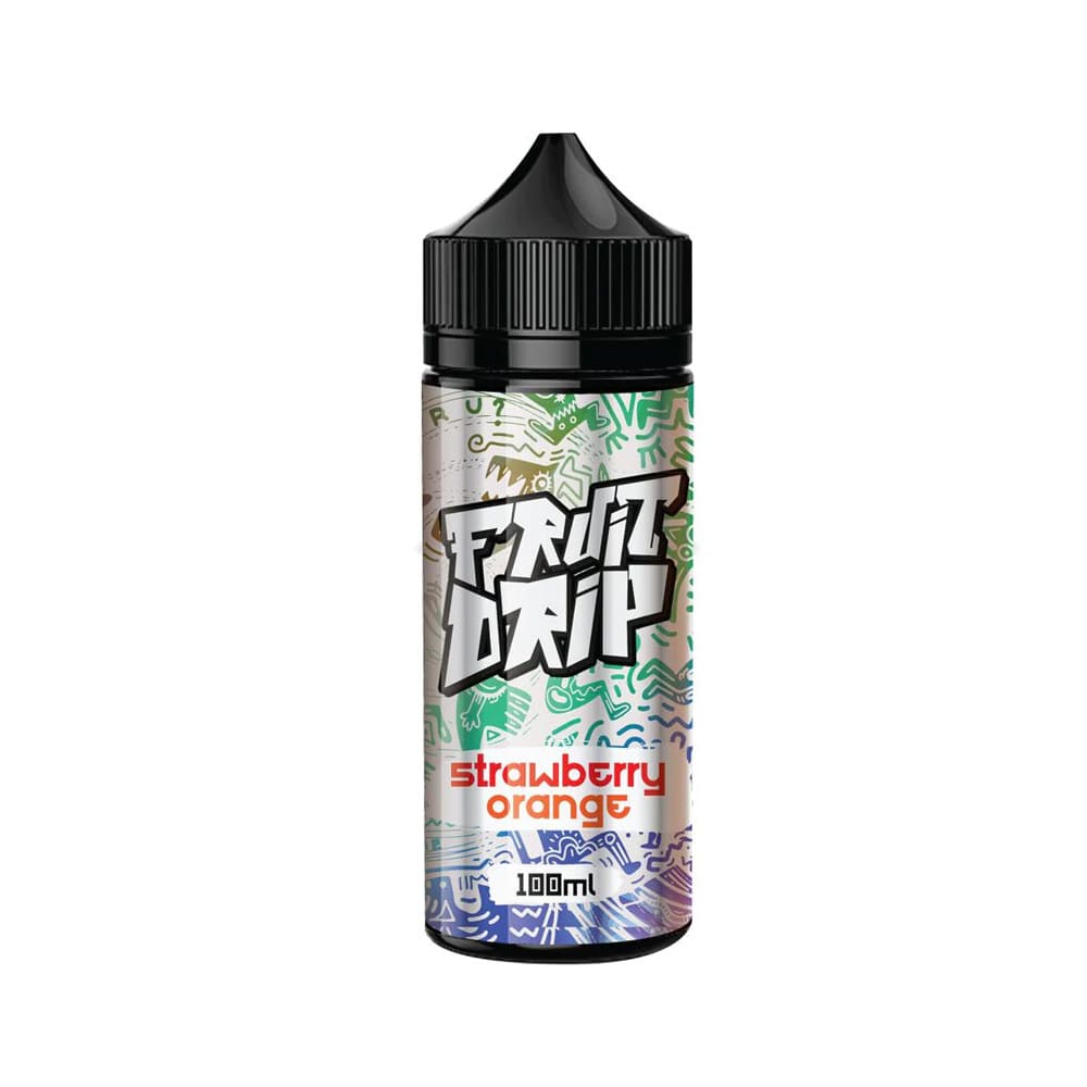   Strawberry-Orange-100ml-Shortfill-E-Liquid-By-Fruit-Drip