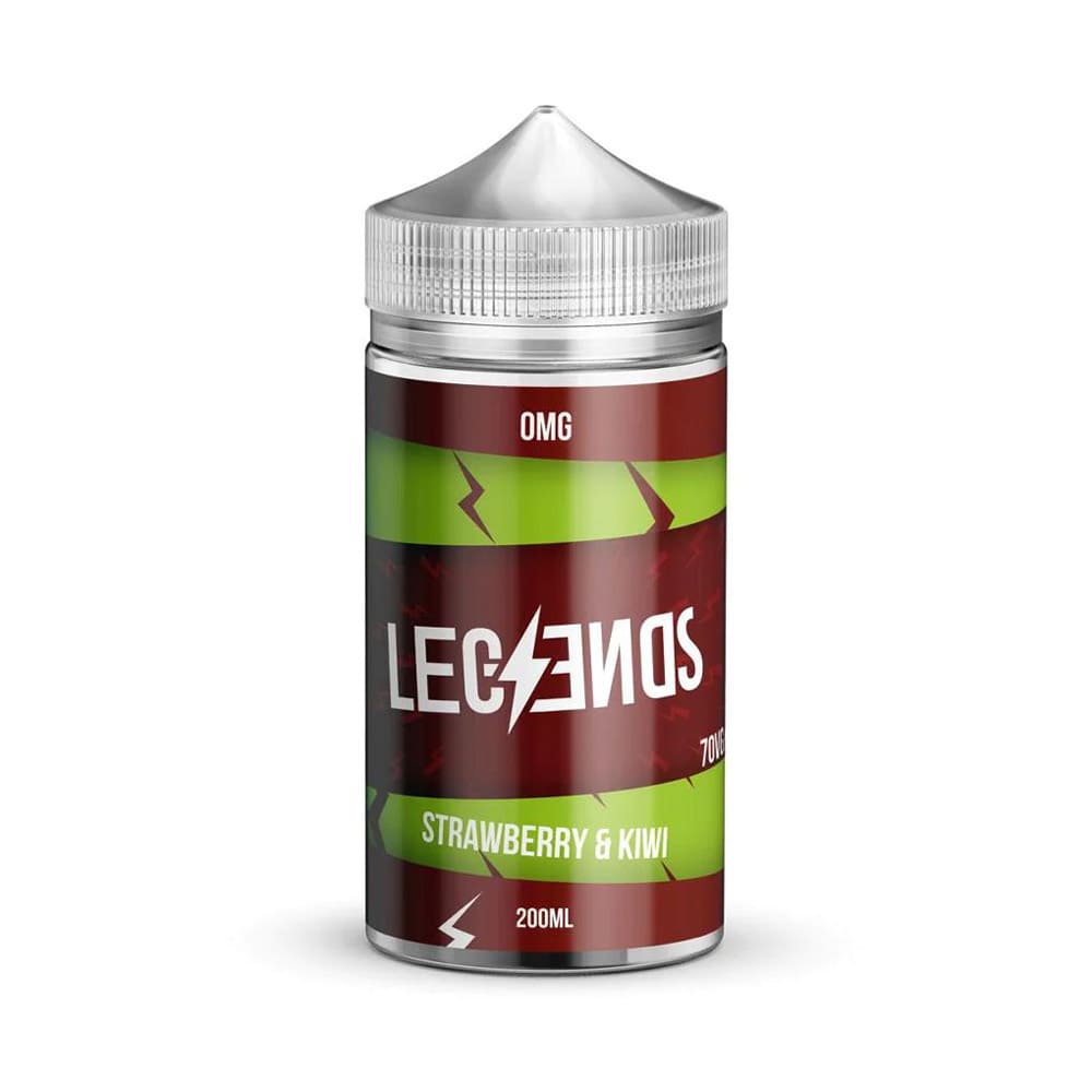 Strawberry & Kiwi 200ml Shortfill E Liquid by Legends