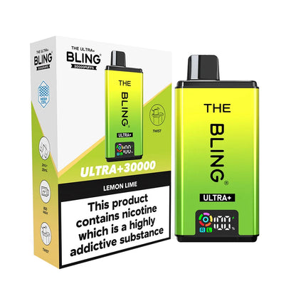 The Bling Ultra Plus 30K Prefilled Pod Kit - Lemon Lime