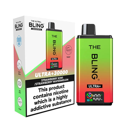 The Bling Ultra Plus 30K Prefilled Pod Kit - Strawberry Kiwi / Strawberry Watermelon
