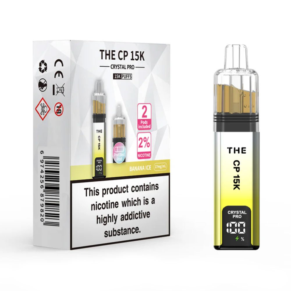 The Crystal Pro CP 15K Prefilled Pod Kit - Banana Ice