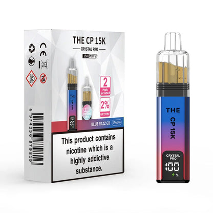 The Crystal Pro CP 15K Prefilled Pod Kit - Blue Razz GB