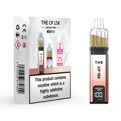 The Crystal Pro CP 15K Prefilled Pod Kit - Juicy Peach