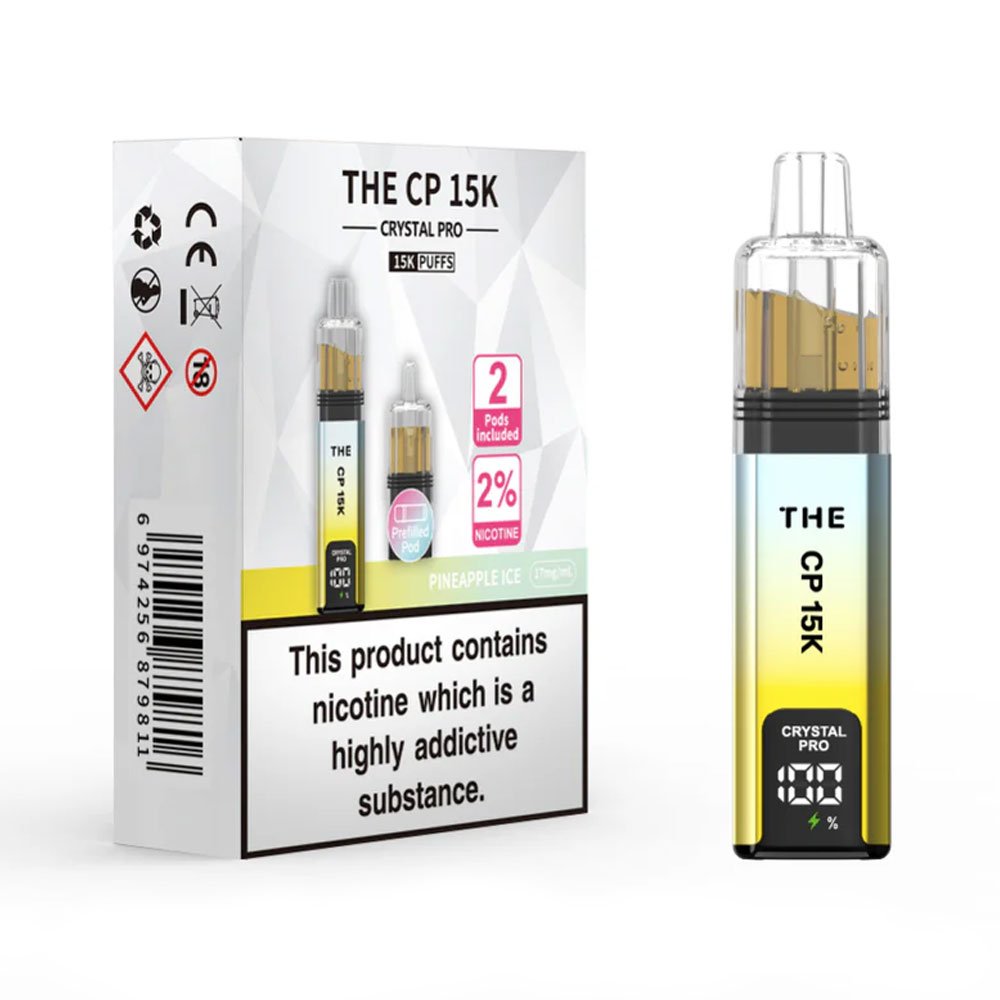 The Crystal Pro CP 15K Prefilled Pod Kit - Pineapple Ice