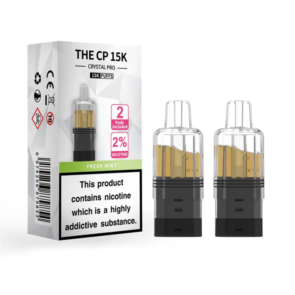 The Crystal Pro CP 15K Prefilled Pods - Fresh Mint