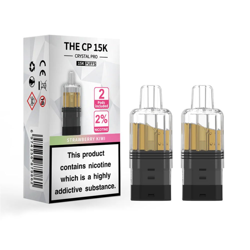 The Crystal Pro CP 15K Prefilled Pods - Strawberry Kiwi