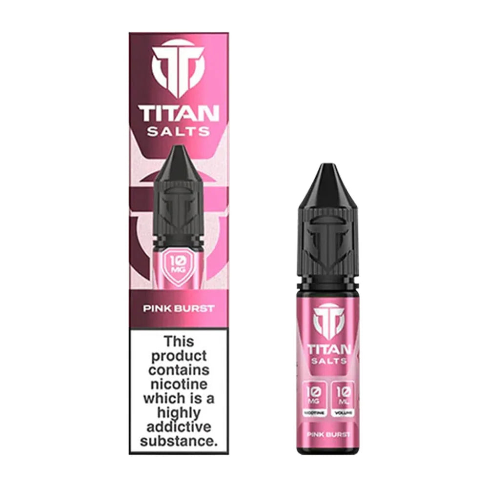 Titan Salts Pink Burst 10ml Nic Salt E Liquid