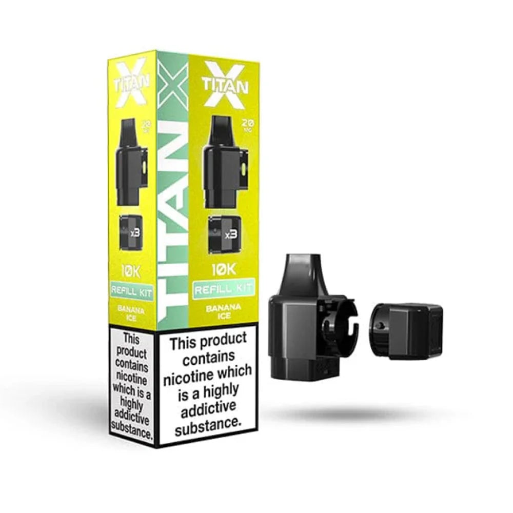 Titan X Prefilled Pods - Banana Ice