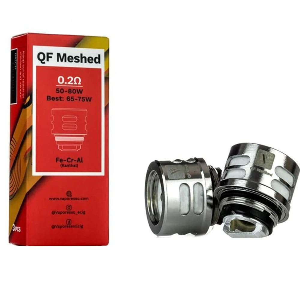VAPORESSO QF MESHED REPLACEMENT COIL - 3 PACK