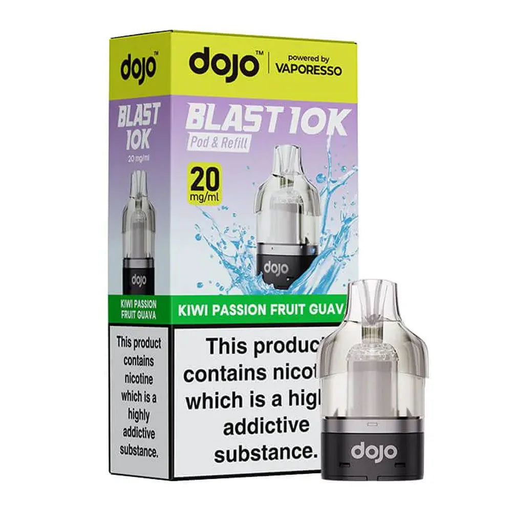 Vaporesso DOJO Blast 10K Prefilled Pod - Kiwi Passion Fruit Guava