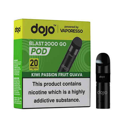Vaporesso Dojo Blast 2000 Go Replaceable Pod - Kiwi Passion Fruit Guava