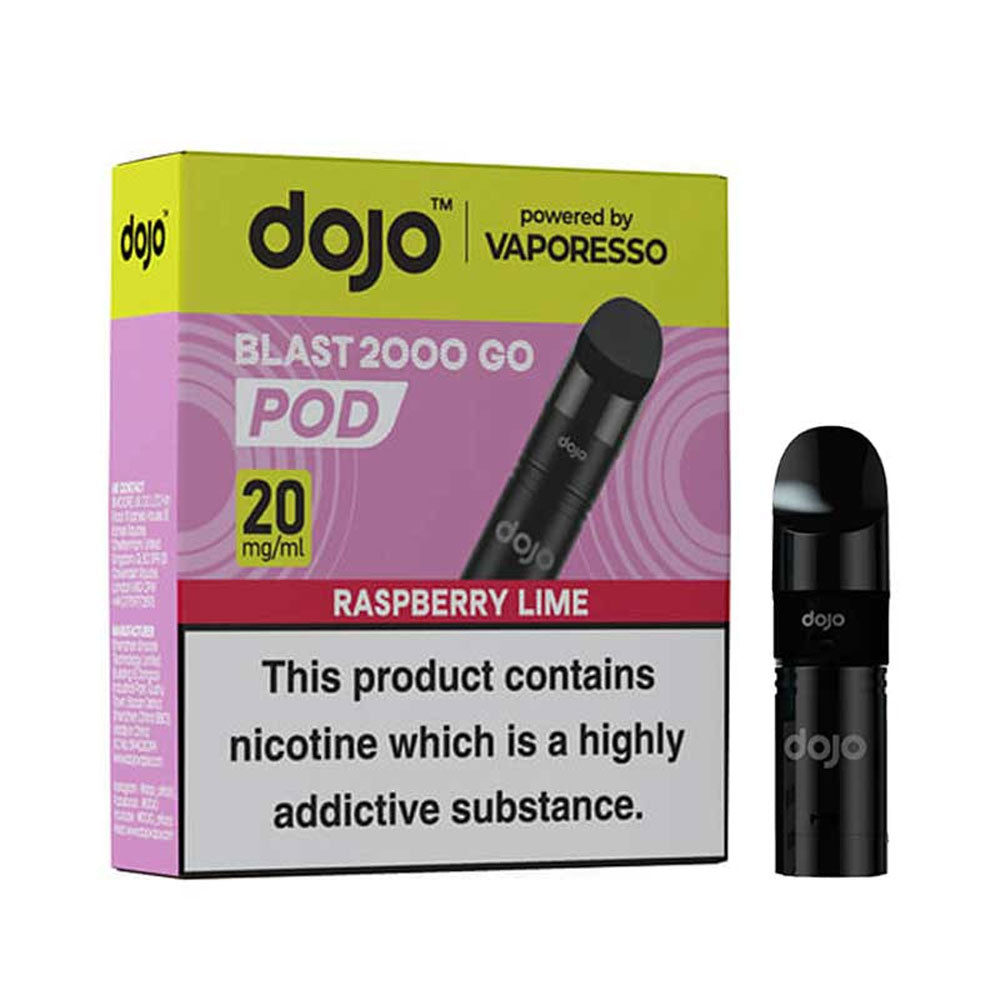 Vaporesso Dojo Blast 2000 Go Replaceable Pod - Raspberry Lime