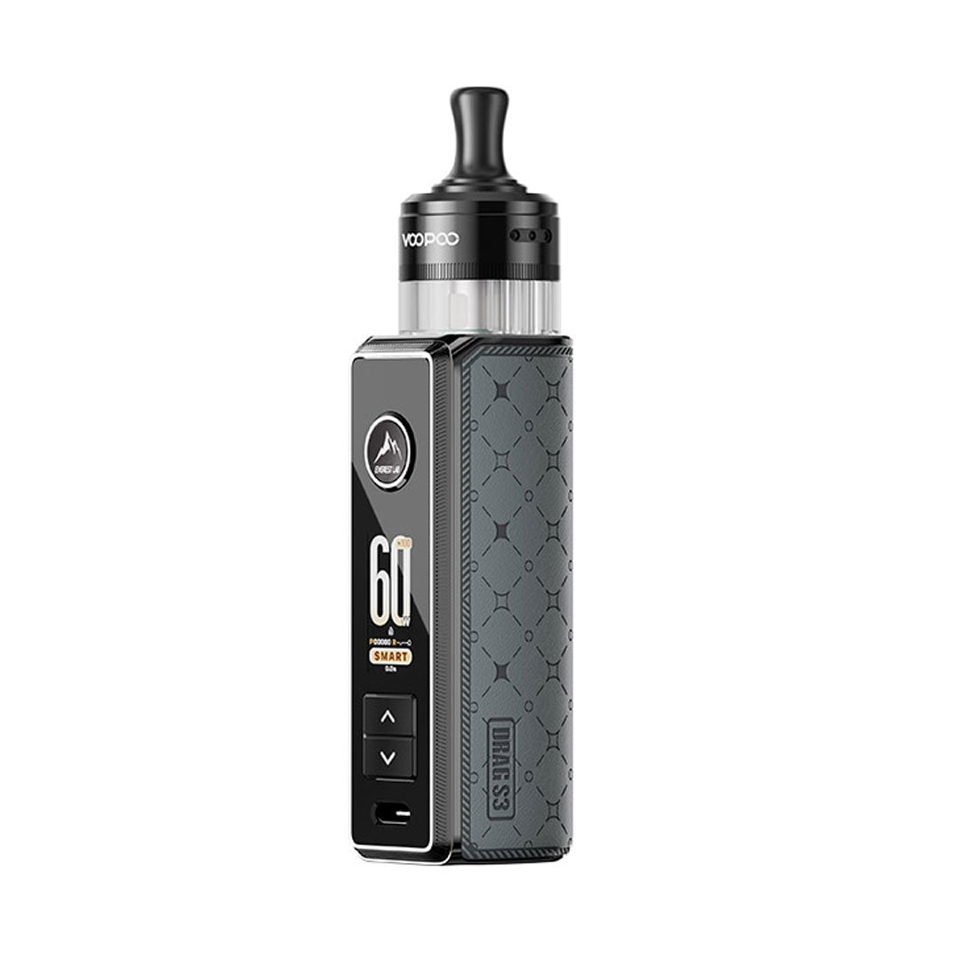 Voopoo Drag S3 60W Pod Mod Kit - Metal Grey