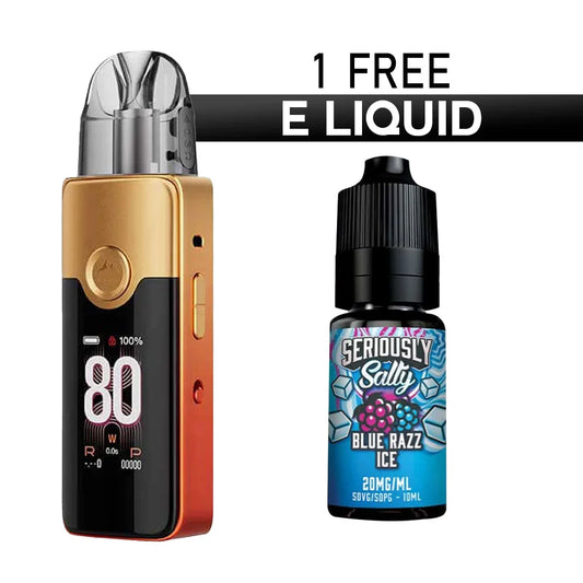 Voopoo Vinci E80 Pod Vape Kit - With Free Nic Salt