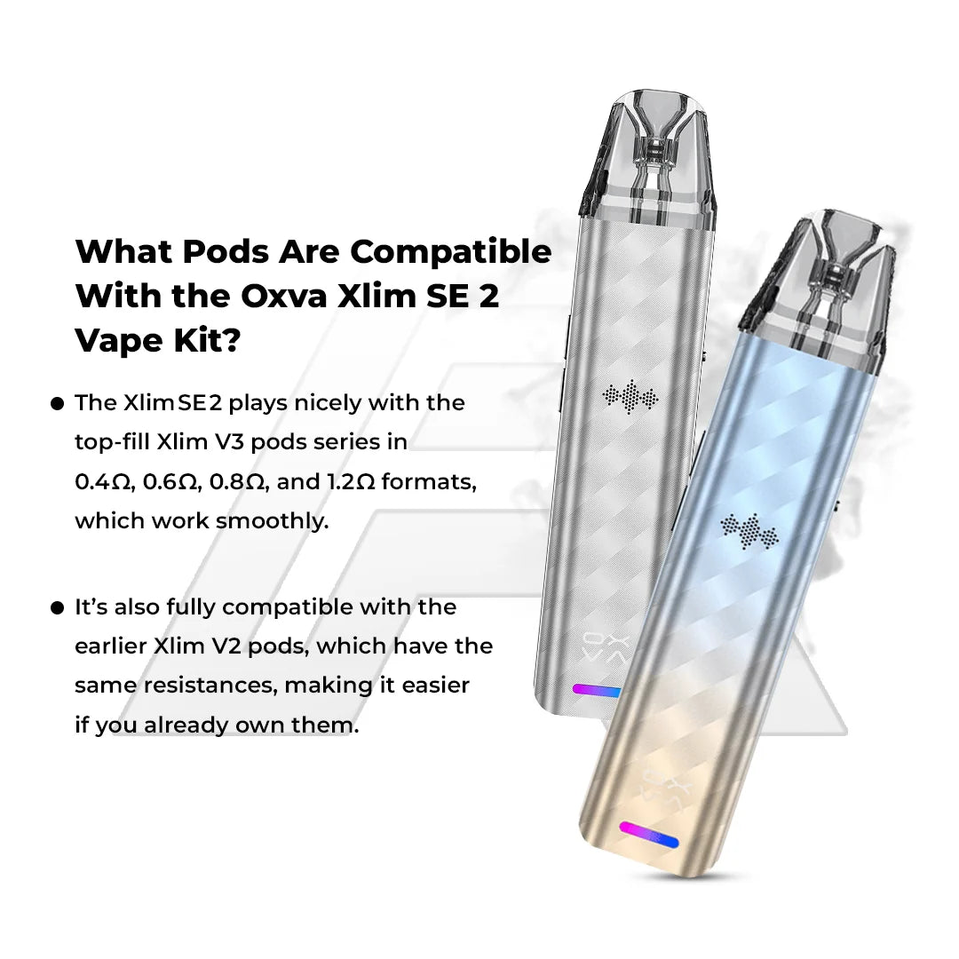 What Pods Are Compatible With the Oxva Xlim SE 2 Vape Kit