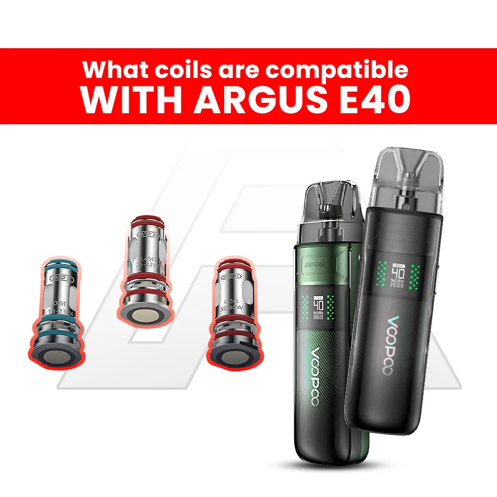 What coils are compatible with Argus E40
