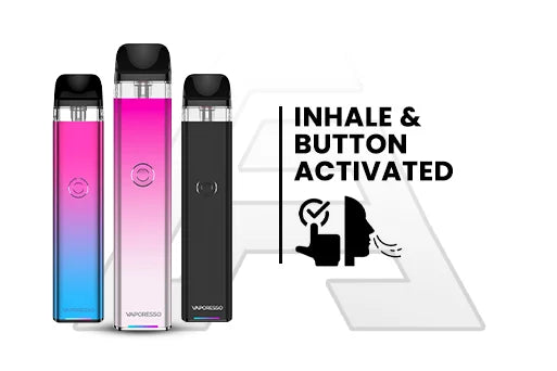 Xros 3 Inhale Butto Activated