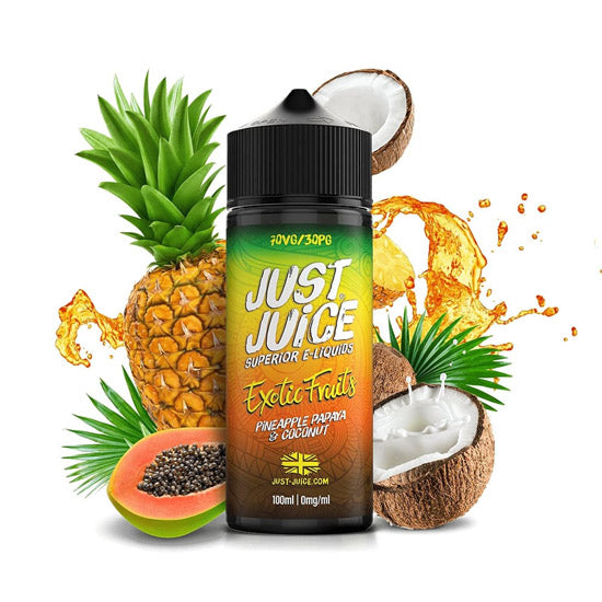 Just Juice Pineapple Papaya & Coconut 100ml Shortfill Eliquid