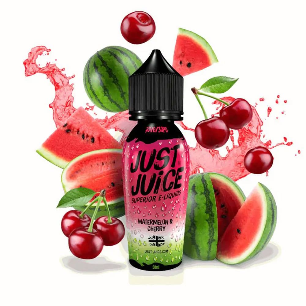 Just Juice Watermelon & Cherry 50ml Shortfill Eliquid