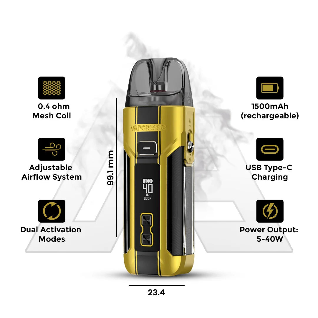 key features of Vaporesso Luxe X Pro