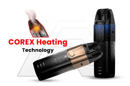 luxe xr max corex heating technology