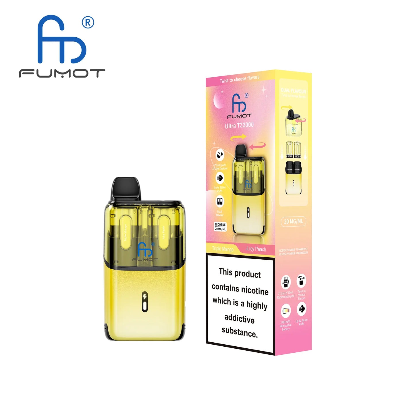 RandM Fumot T32000 Ultra Prefilled Pod Kit
