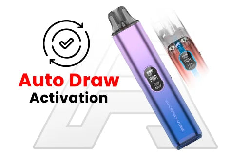 vaporesso auto draw activation