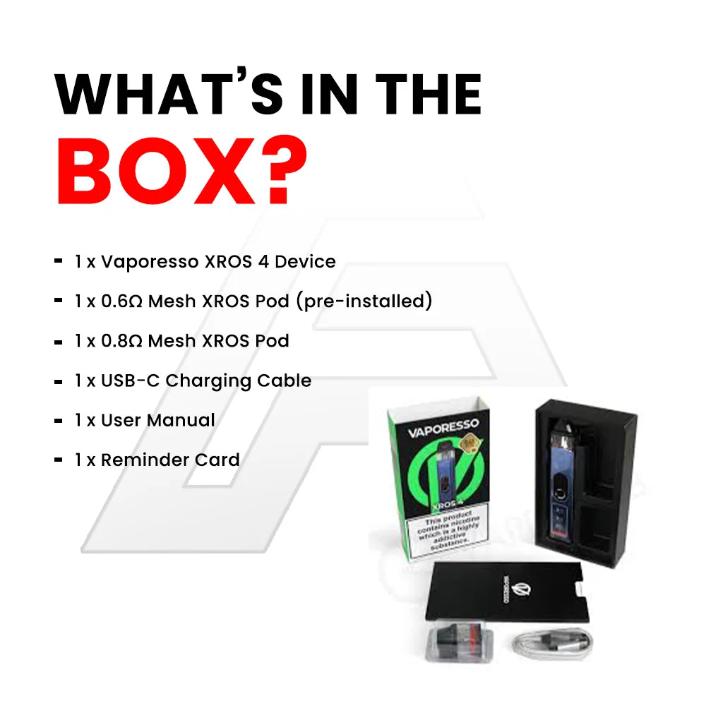 whats in the box xros 4