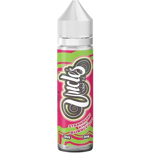 Strawberry Kiwi Bubblegum 50ml E Liquid by Uncle's Vape Co