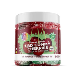 CBD Gummy Cherries Small Tub 1200mg