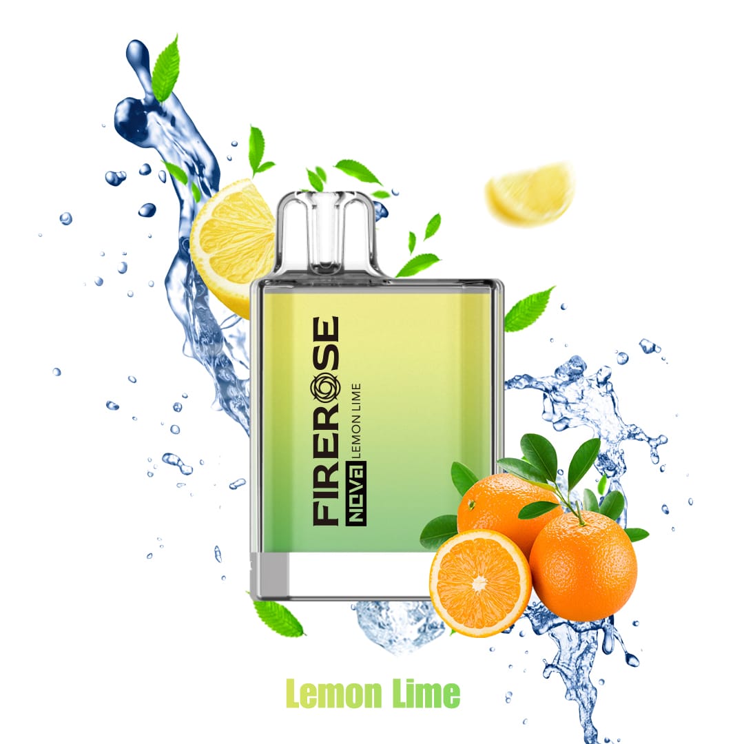 Firerose Nova Lemon Lime 600 Puffs Disposable Vape