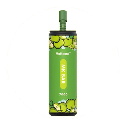 MK-Bar-7000-Puffs-Rechargeable-Disposable-Vape-Device-Green-Apple-Ice